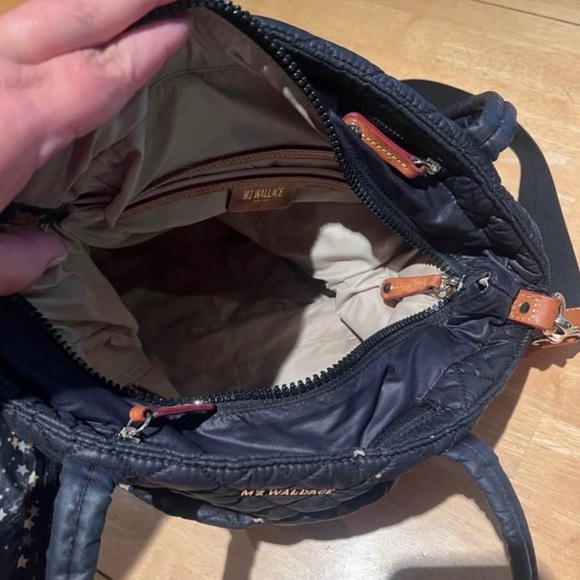 MZ Wallace Quattro Tote with Gold and Silver Stars - Picture 3 of 4